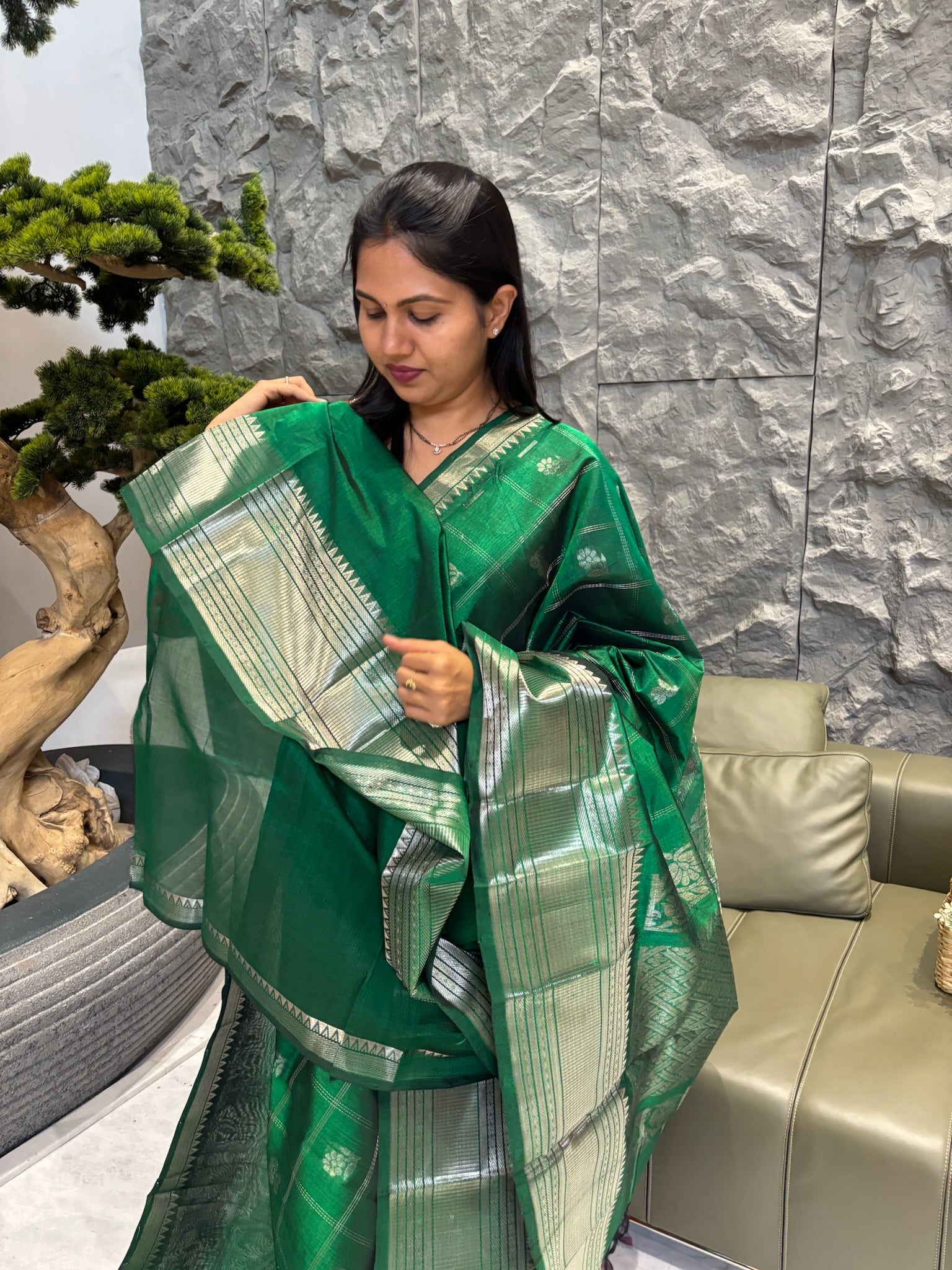Pure handloom mangalgiri pattu