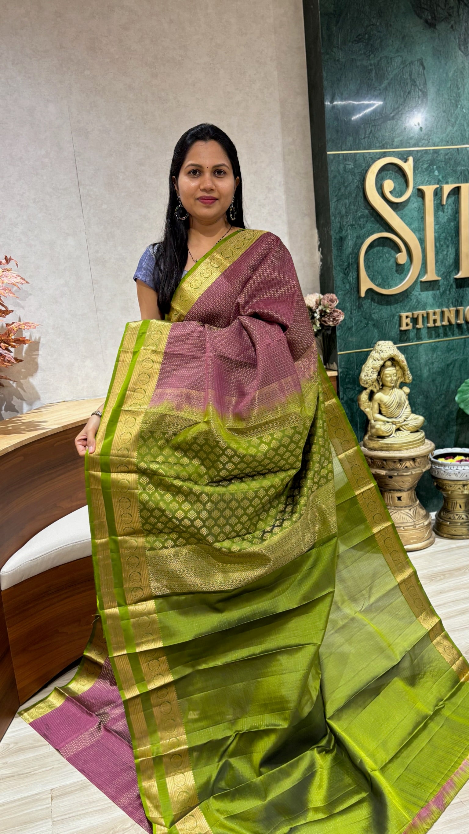 Kanchi pattu checks