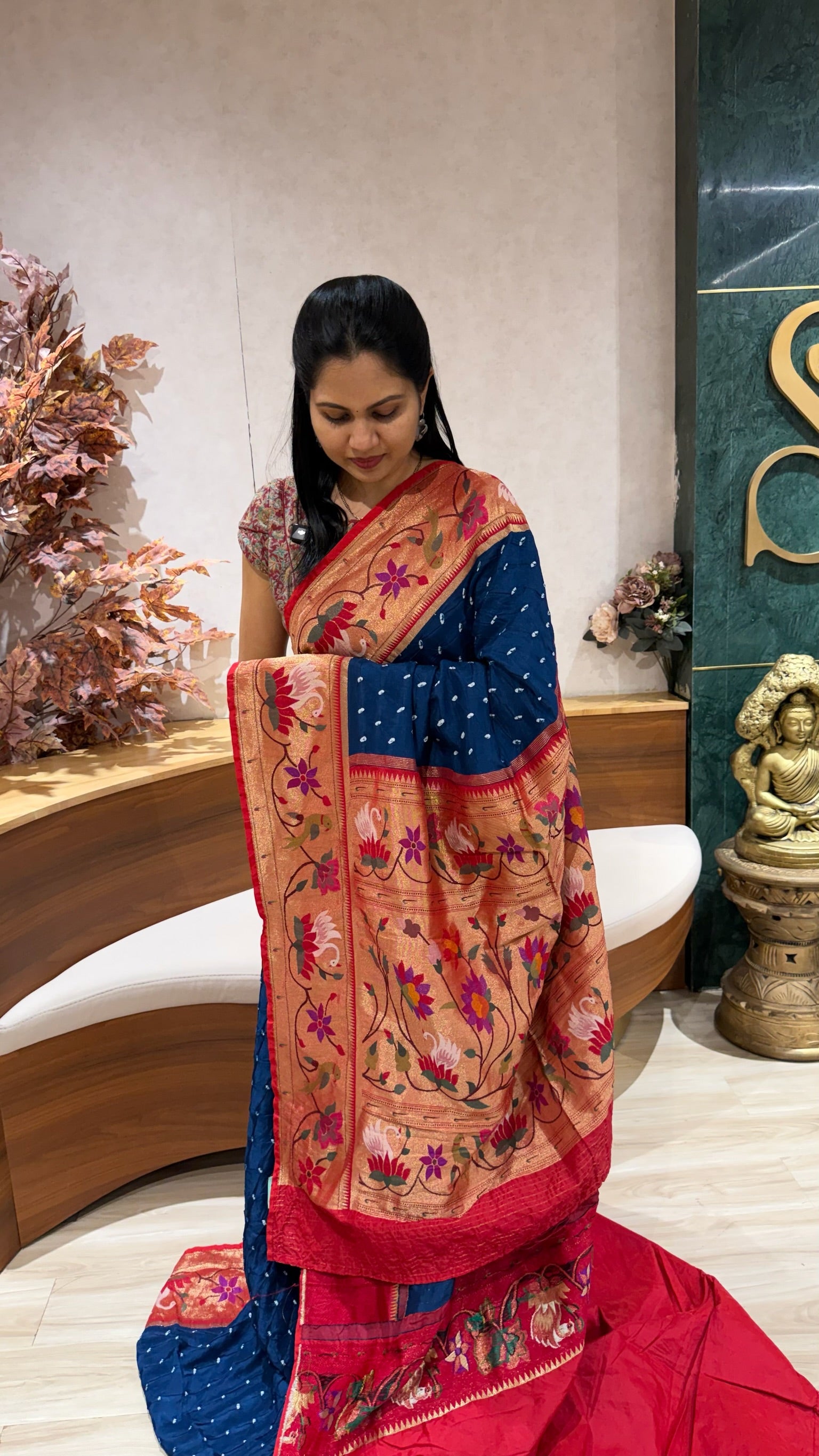 Fancy bandhini paithani