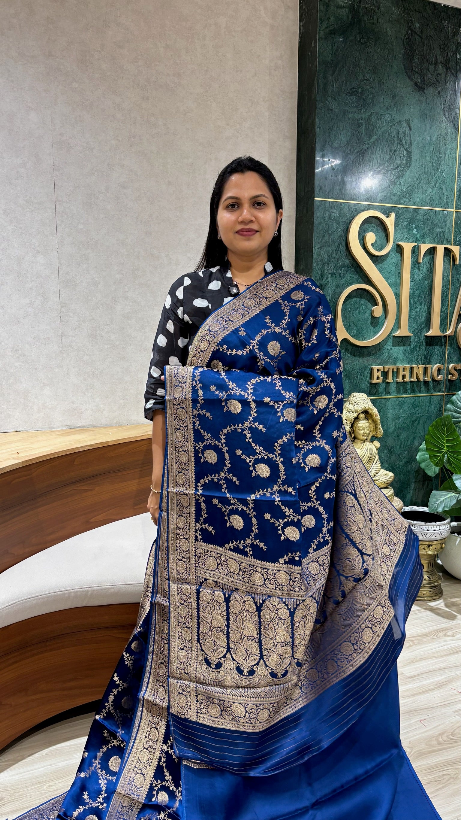 Banaras satin georgette