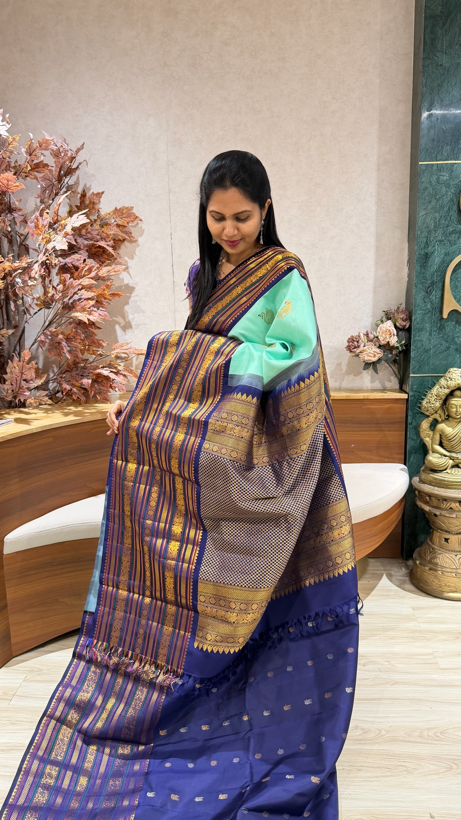 Handloom Gadwal pattu