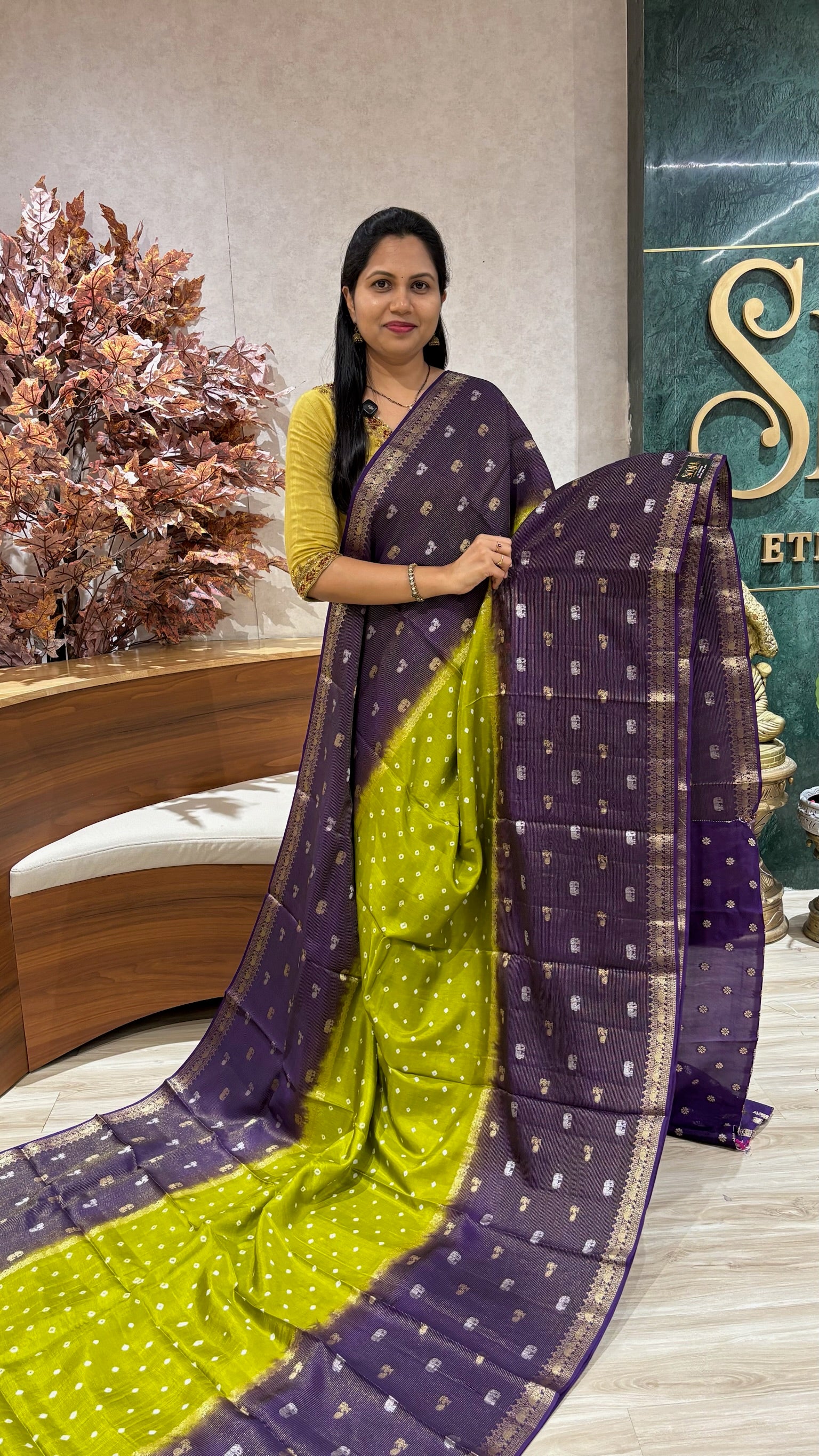 Russian silk middle design
