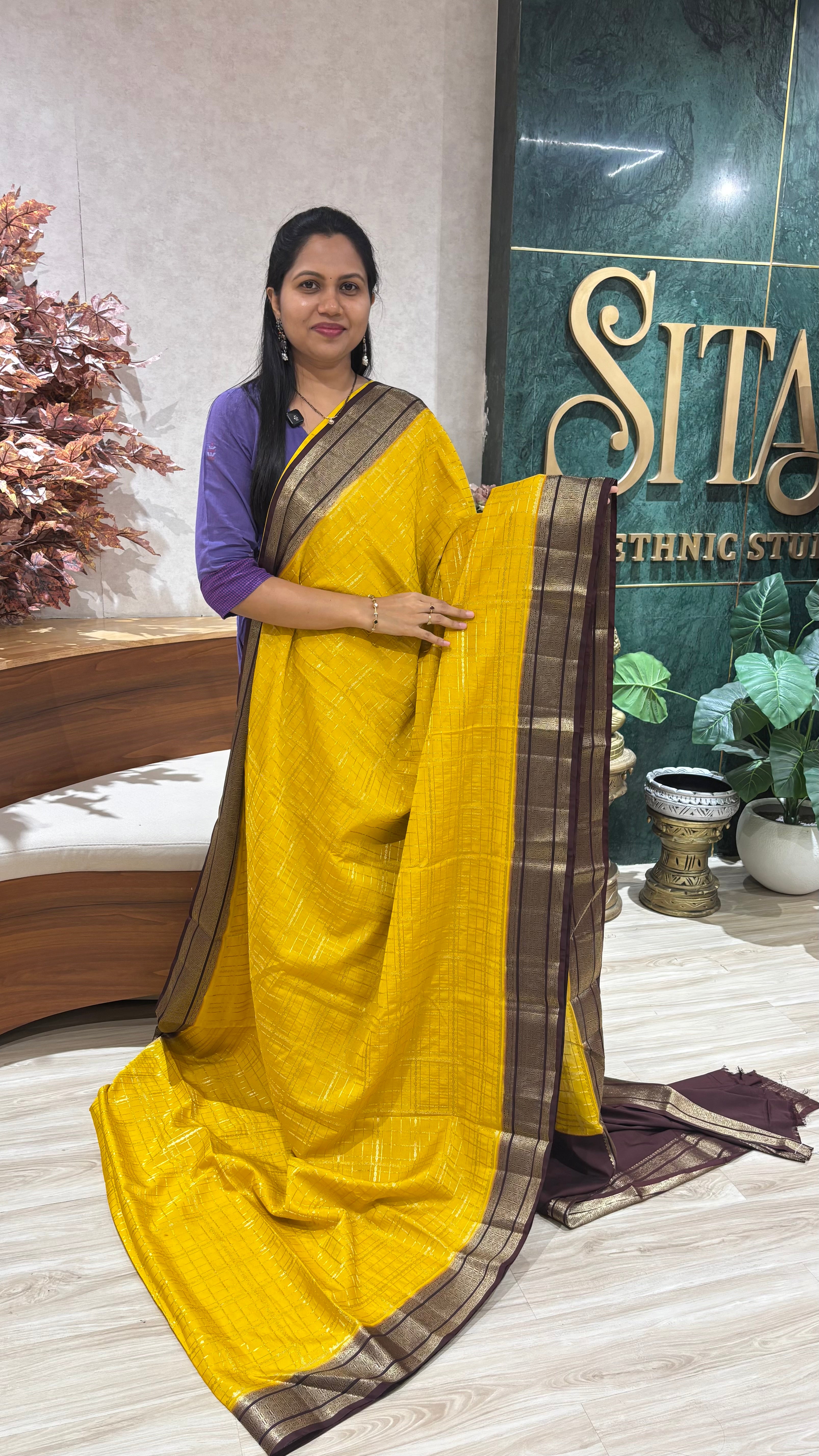 Fancy mysore silk