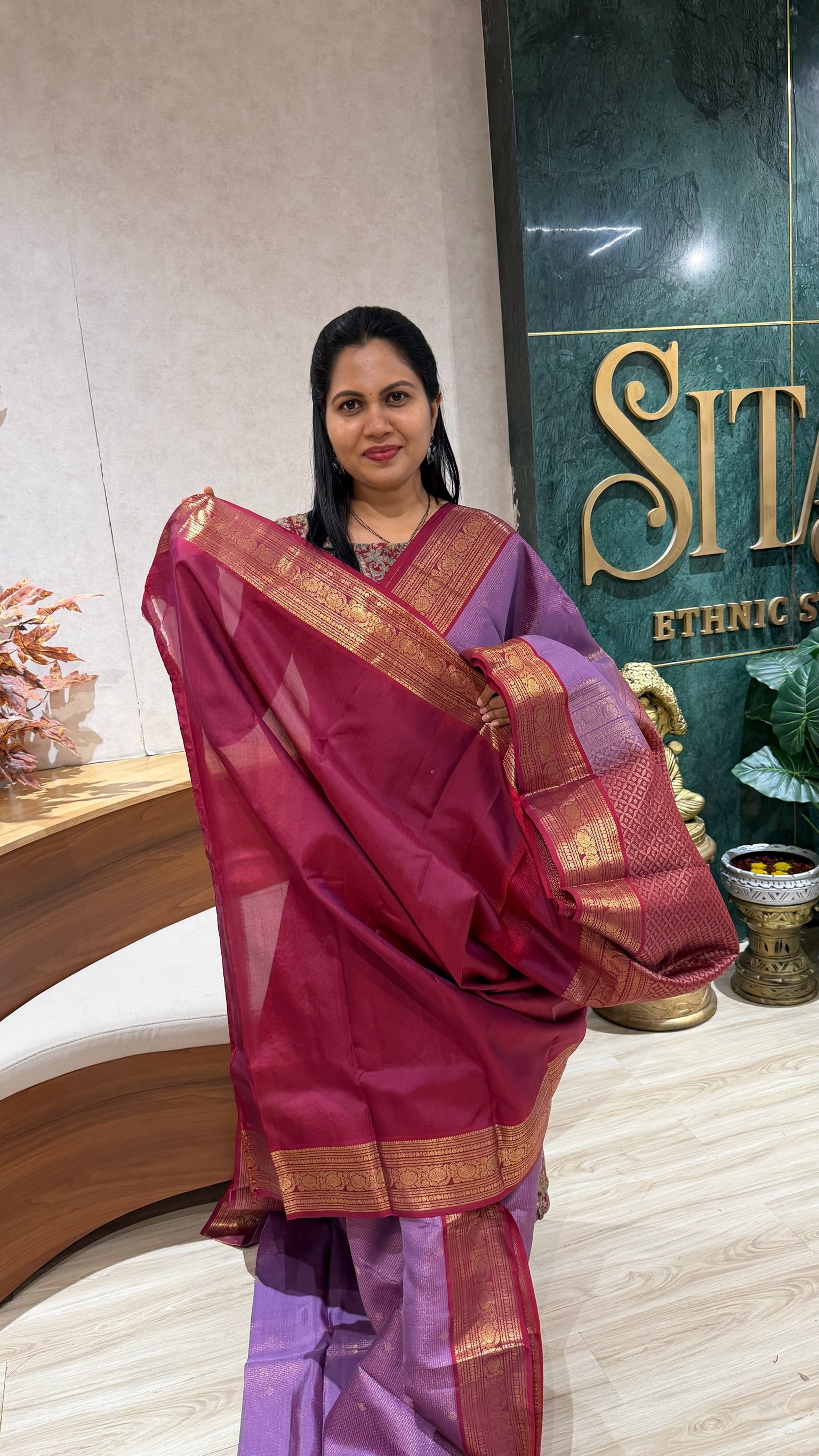 Lightweight vintage kanchi pattu