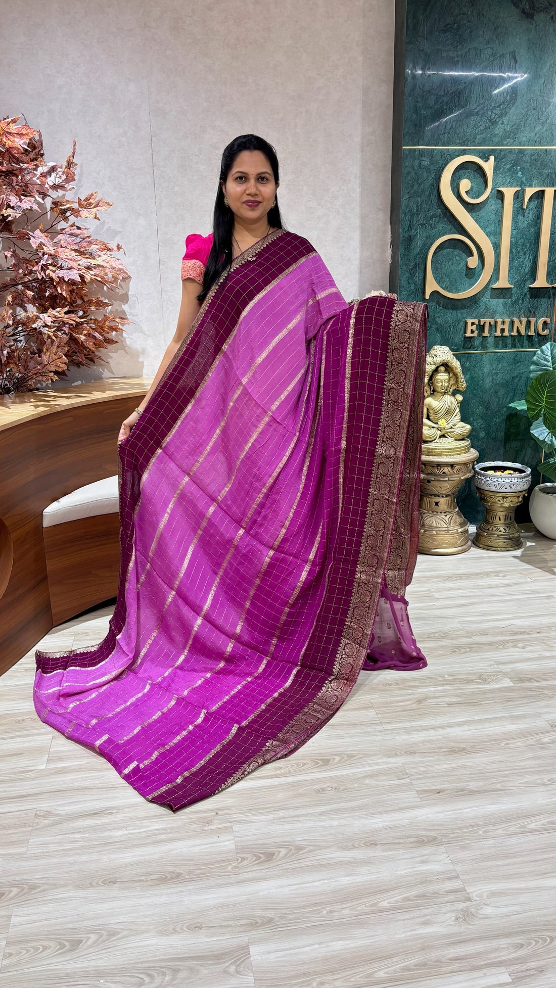 Chiffon saree