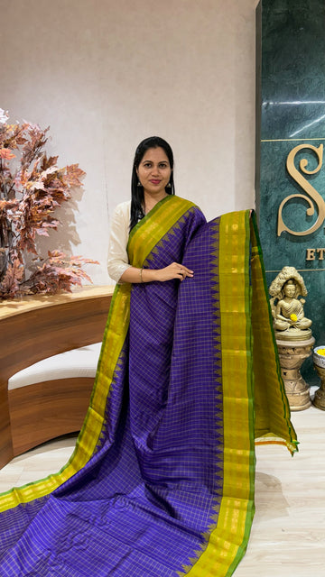Handloom gadwal pattu