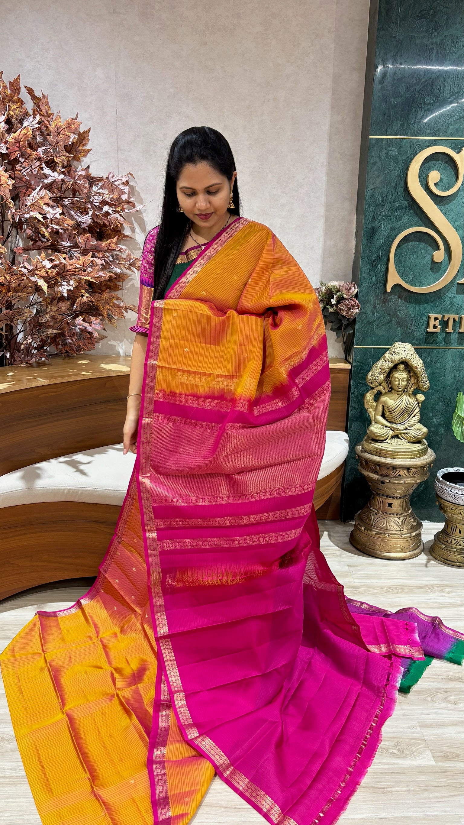Kanchi pattu small border