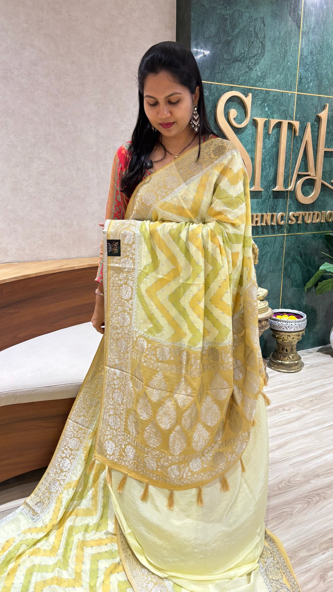 Chiffon George yellow