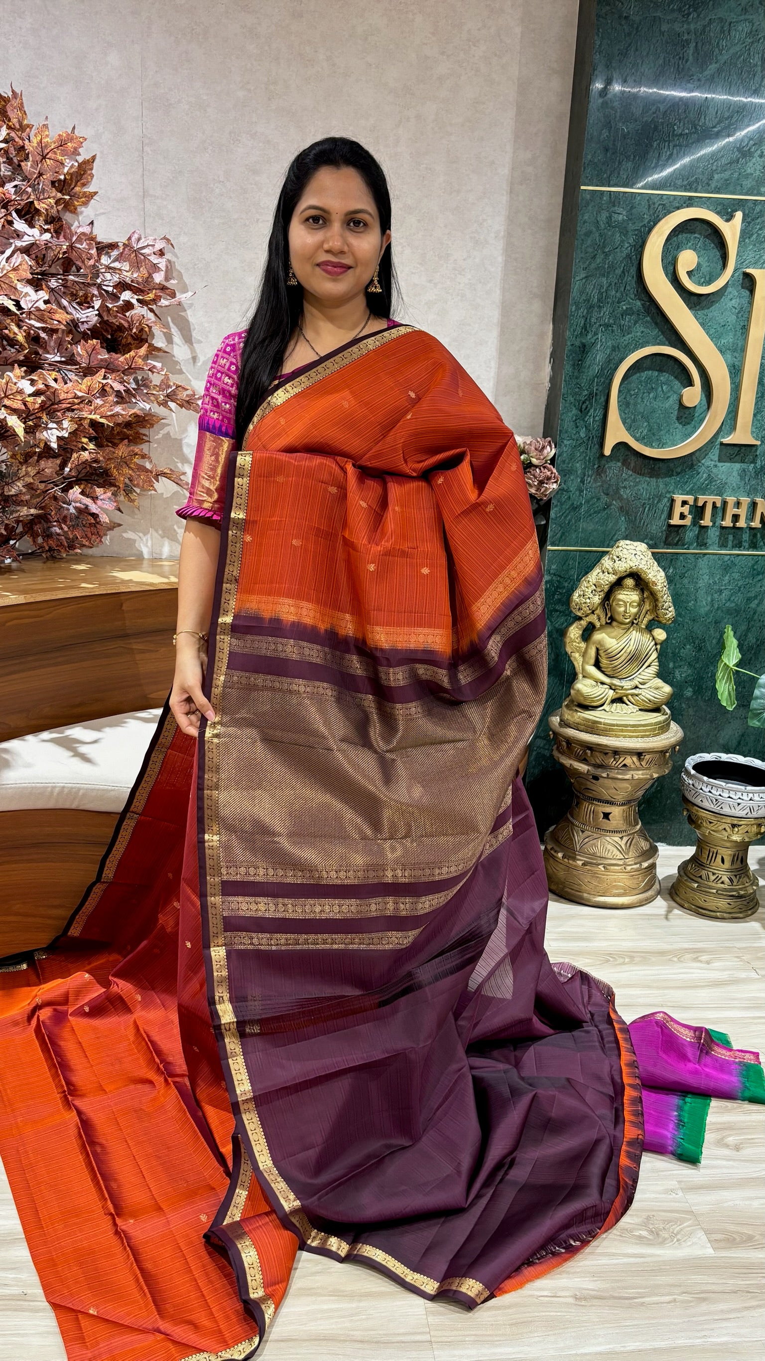 Kanchi pattu small border