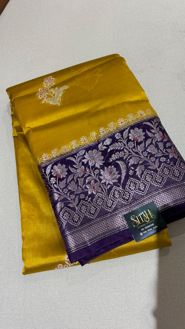 Fancy mango pattu yellow