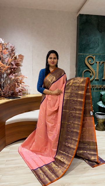 Handloom gadwal pattu