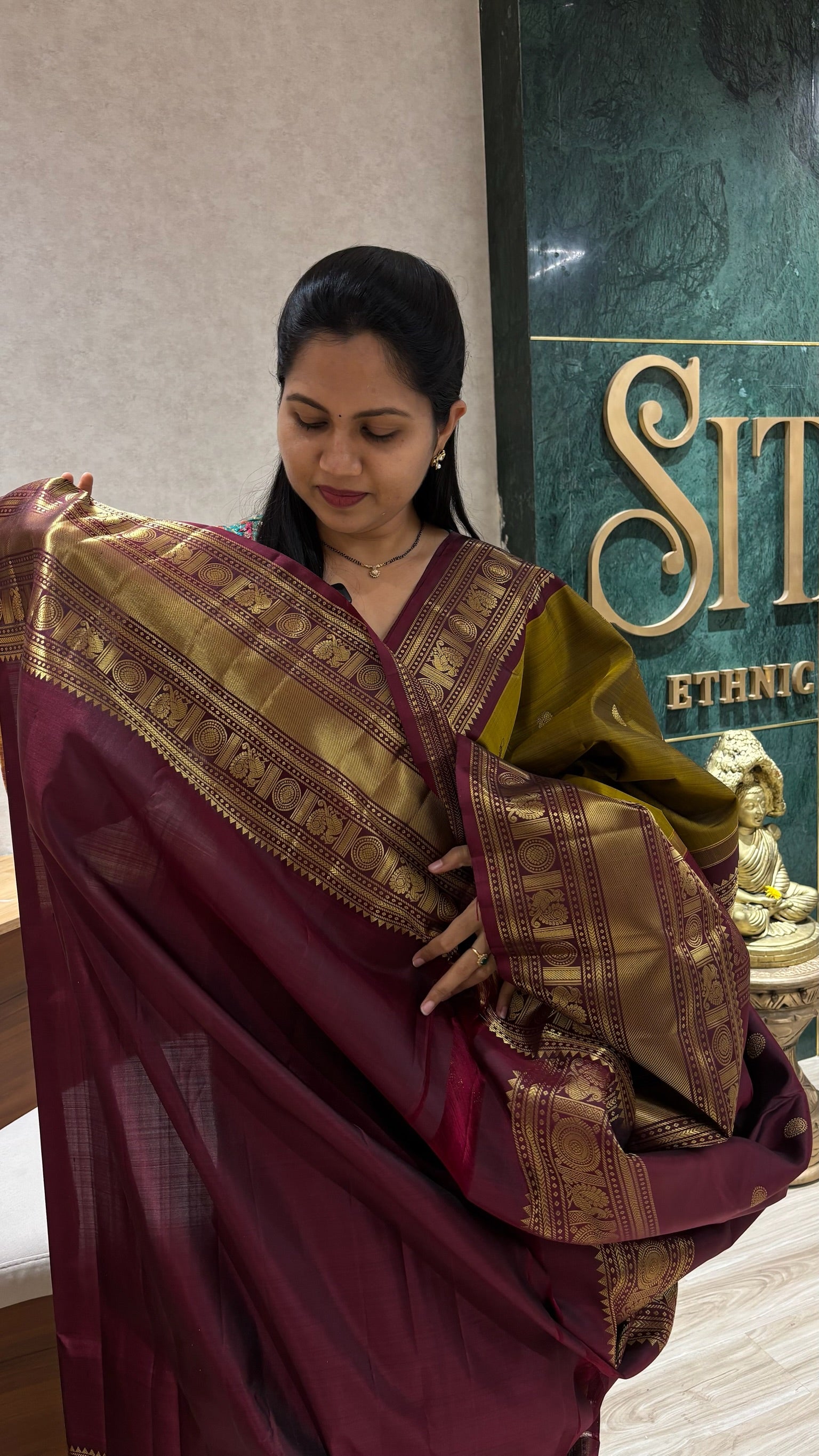 Handloom kanchi pattu