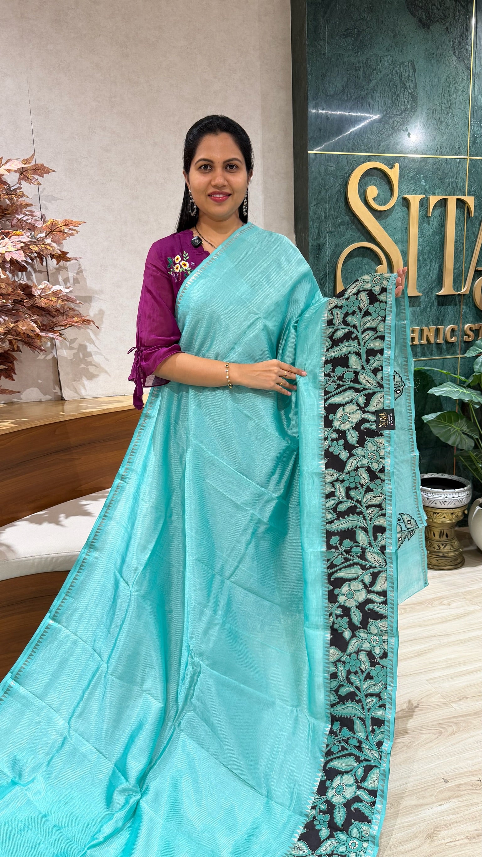 Mangalgiri work blouse