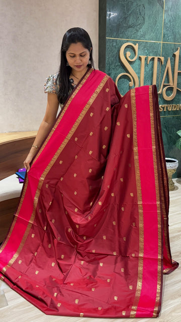 Semi pattu brick shade