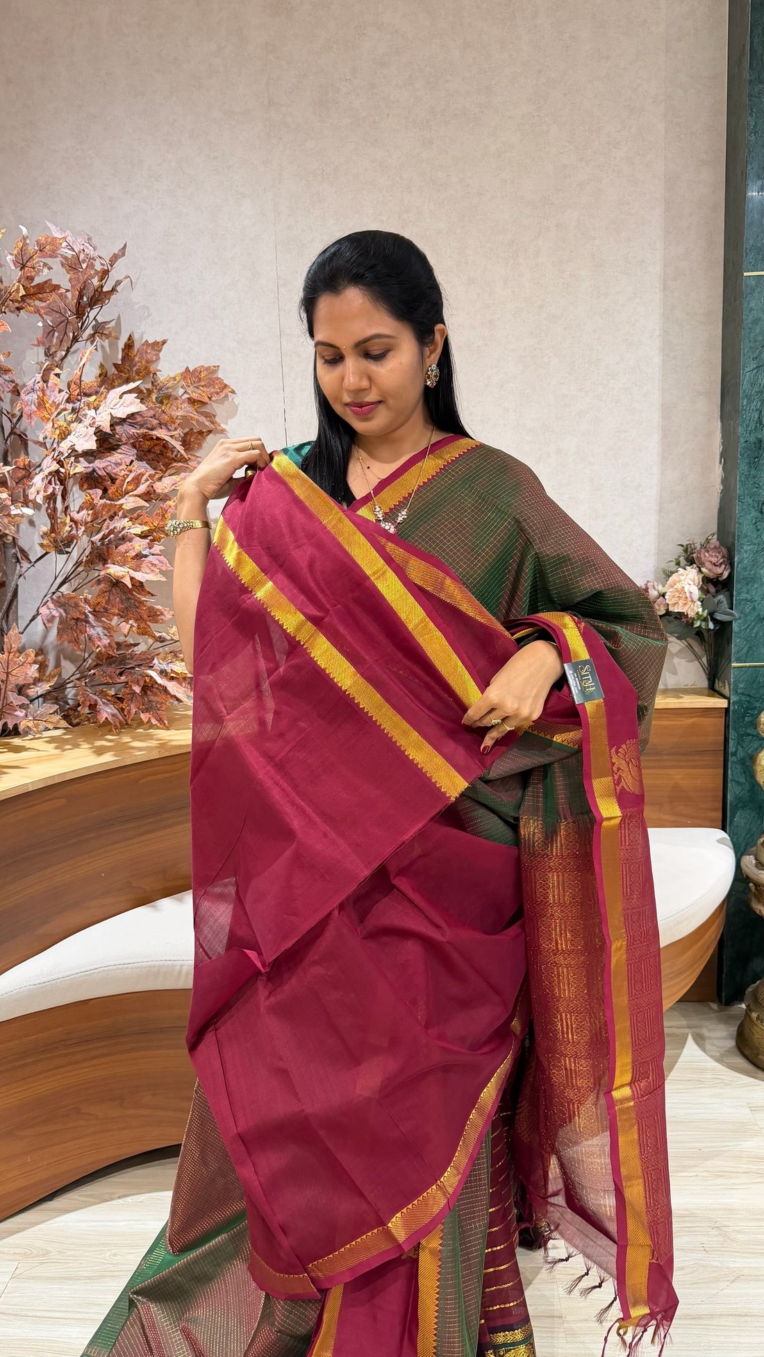 Handloom silk cotton