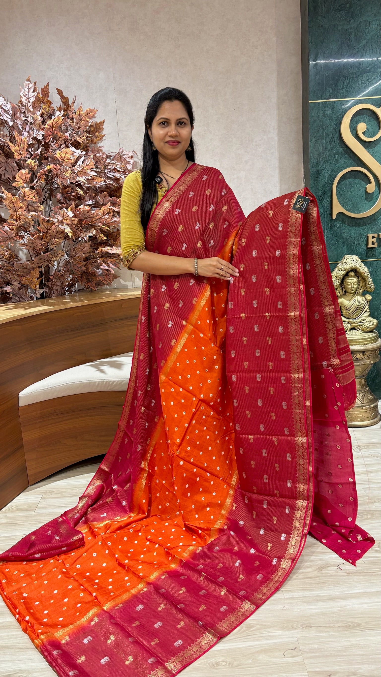 Russian silk middle design