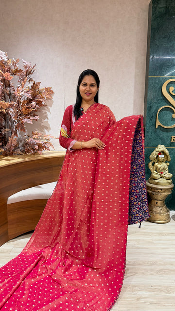 Tissue georgette pink