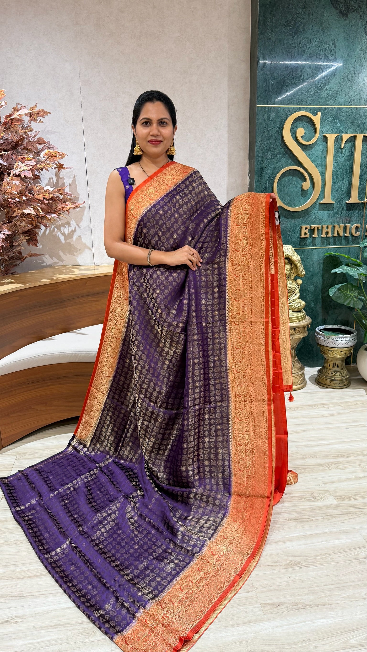 Kanchi crepe weaving
