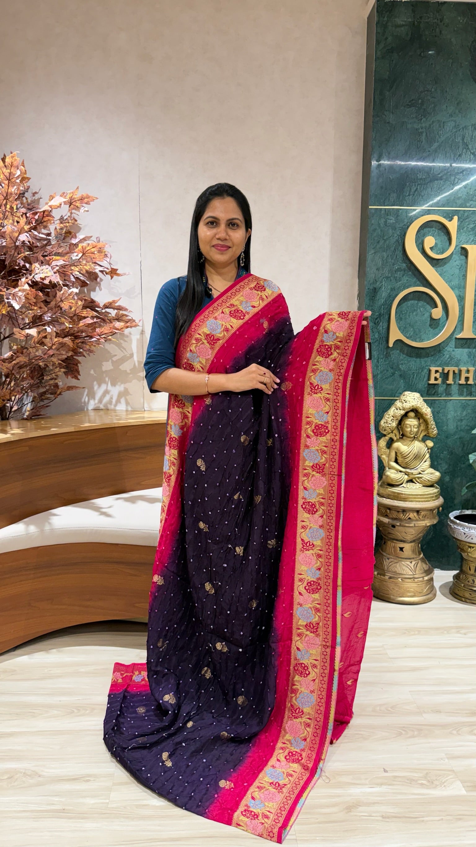 Crepe bandhini