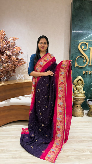 Crepe bandhini