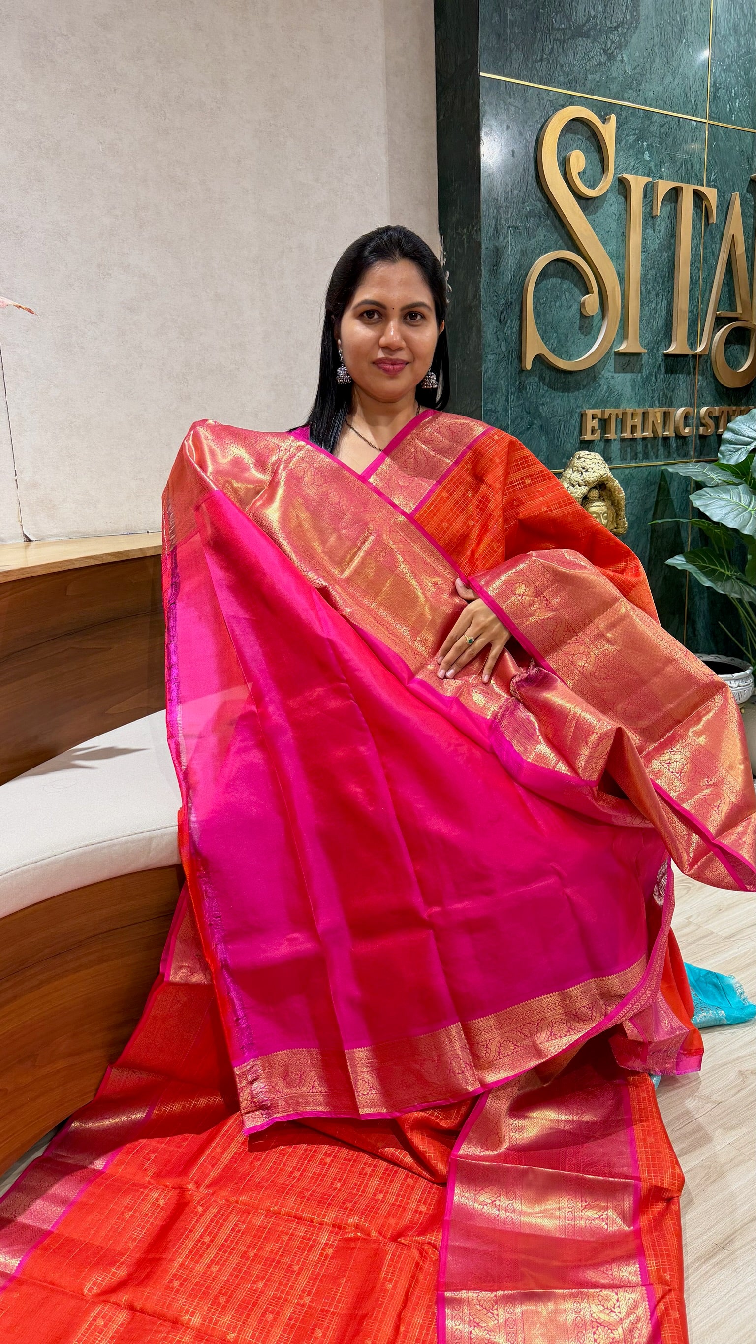 Light weight vintage kanchi pattu