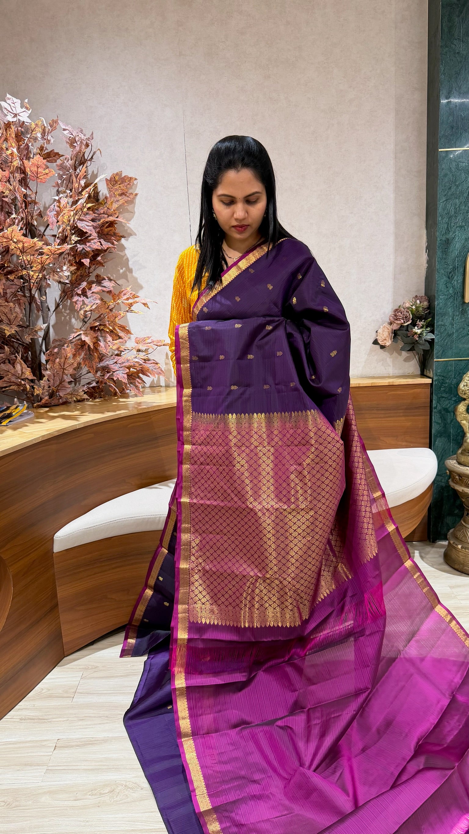 Small border kanchi pattu