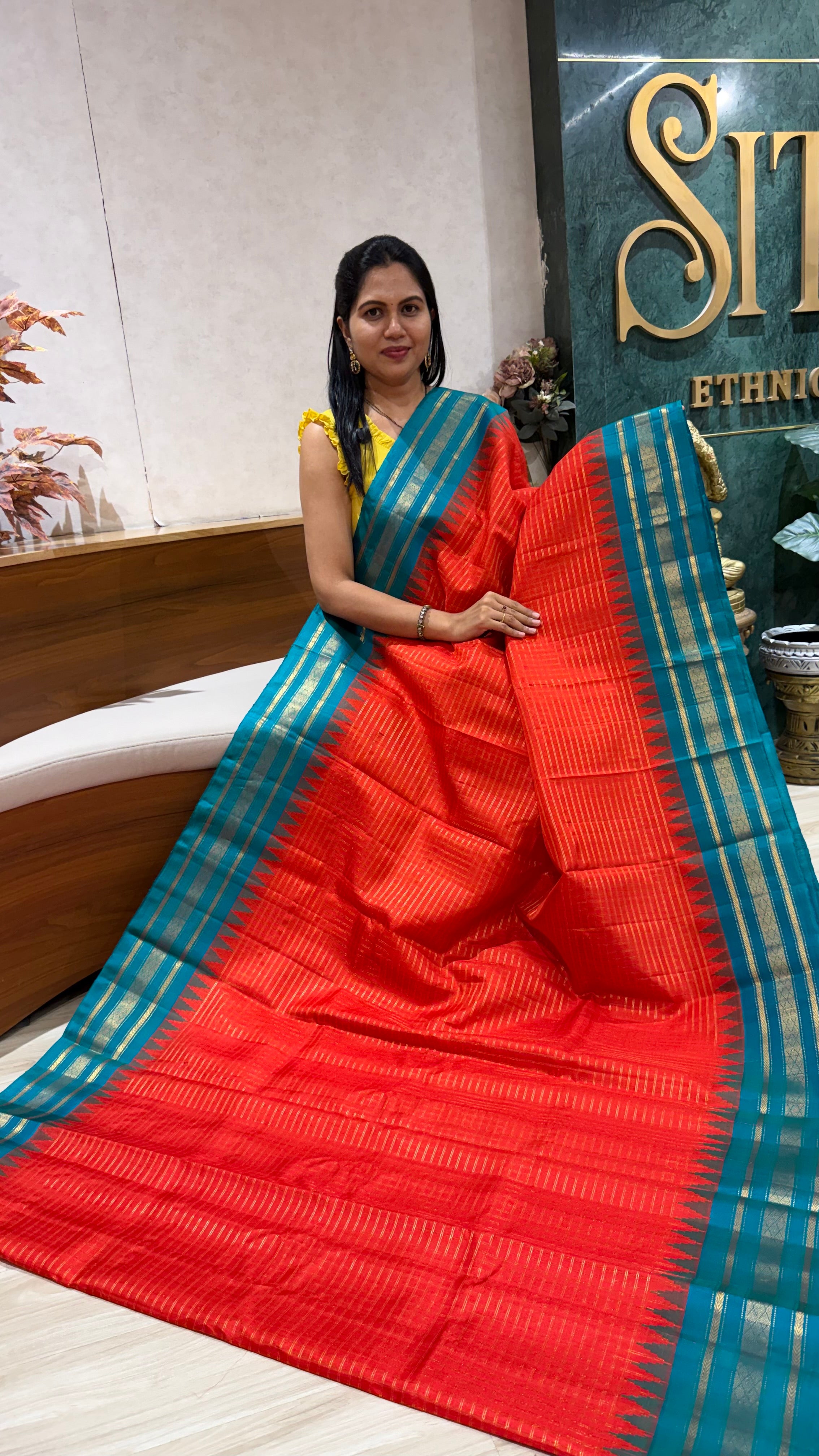 Handloom Gadwal pattu
