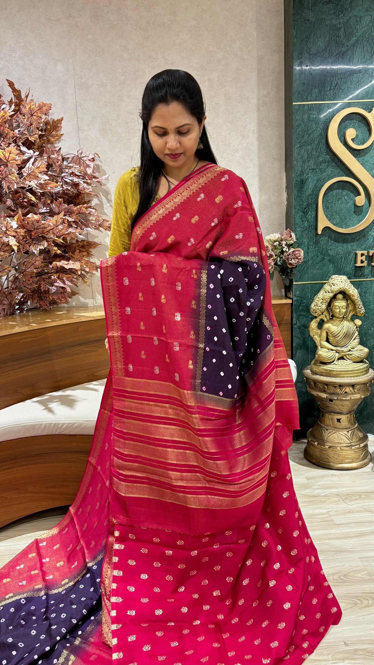 Russian silk middle design