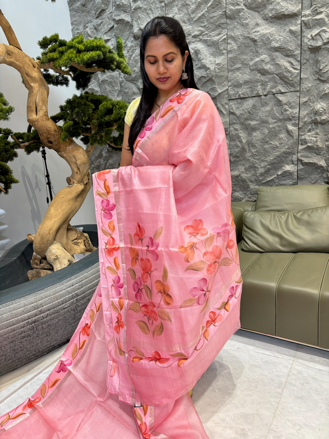 Tussar kota saree