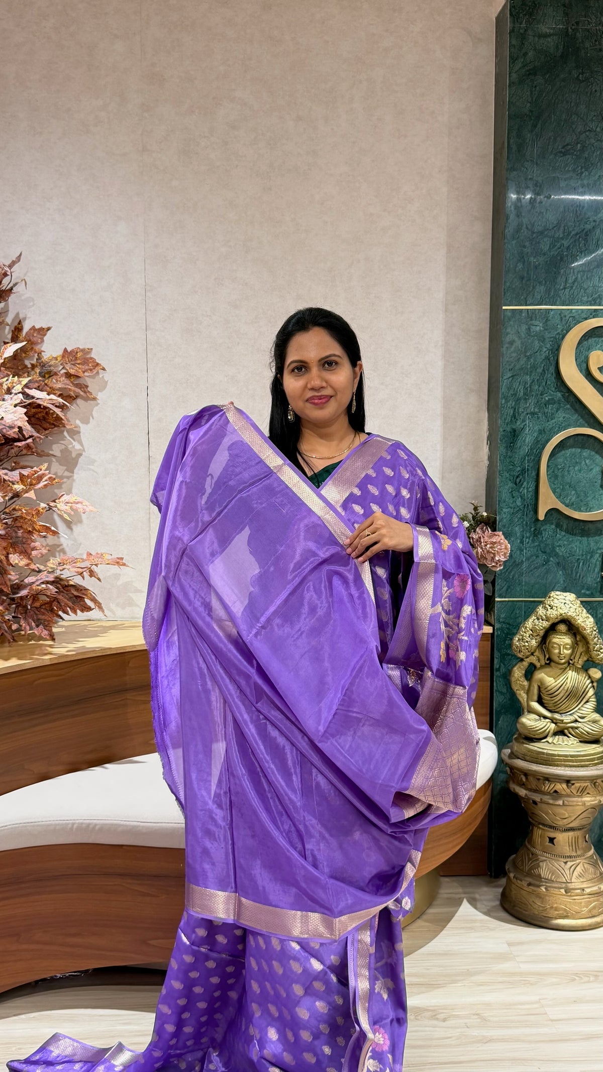 Paper silk saree sale
