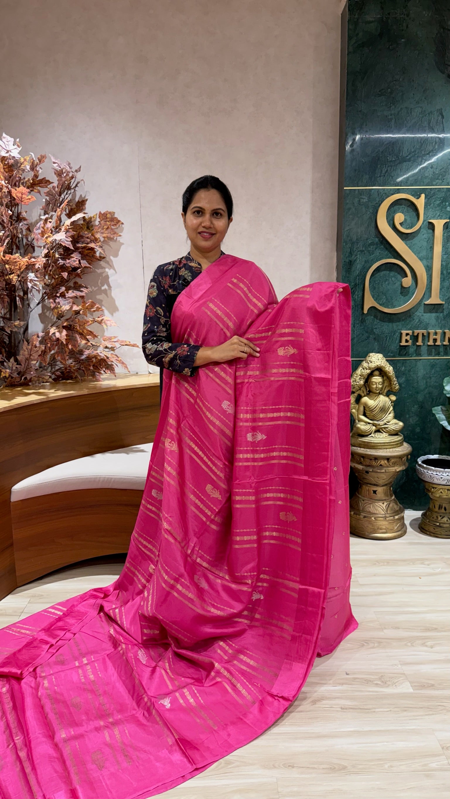 Fancy tussar babypink
