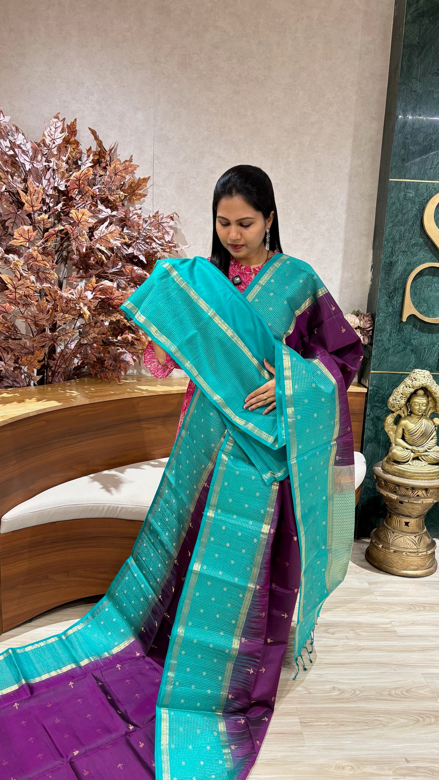 Light weight handloom kanchi pattu