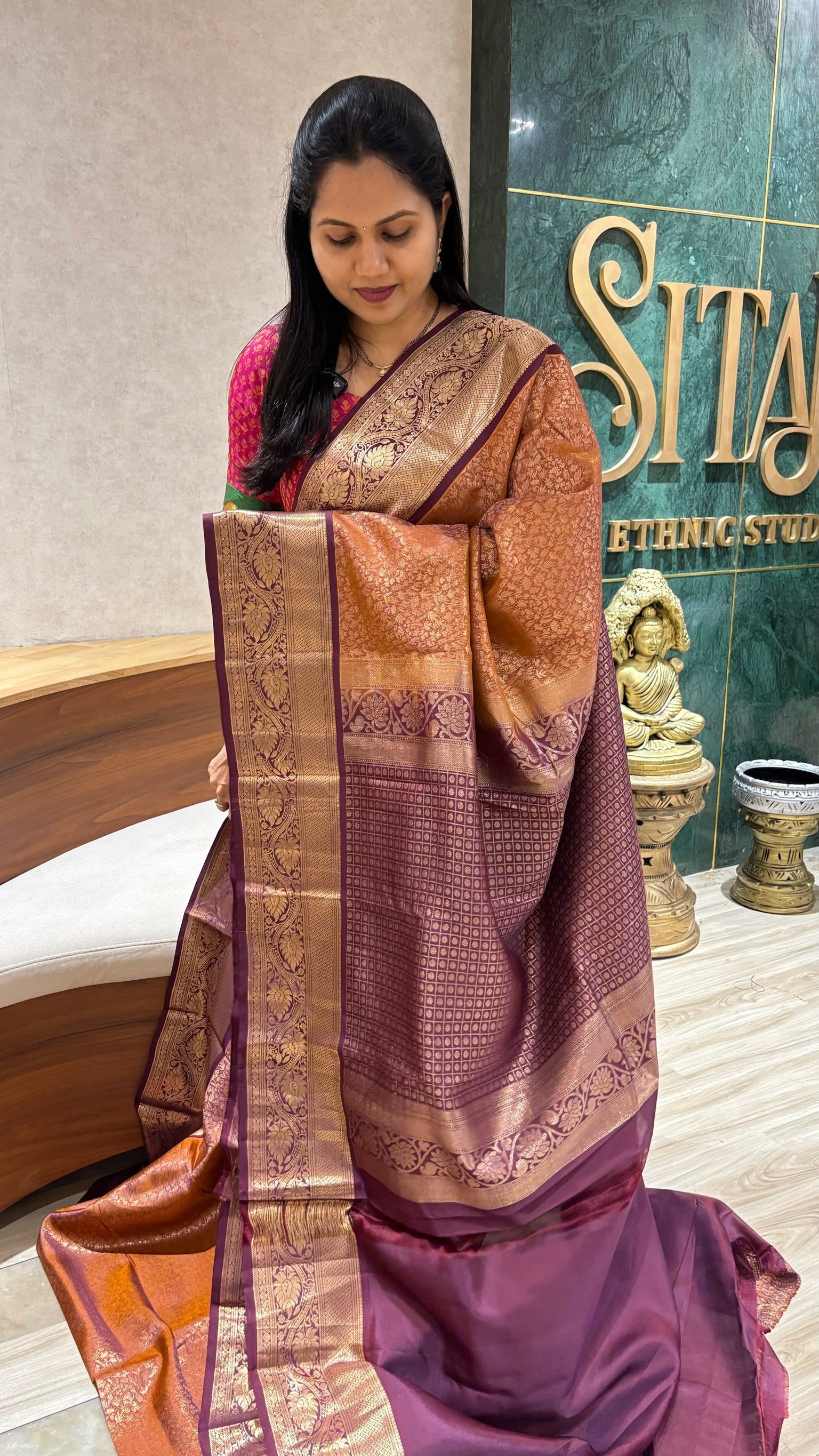 Handloom kanchi light weight