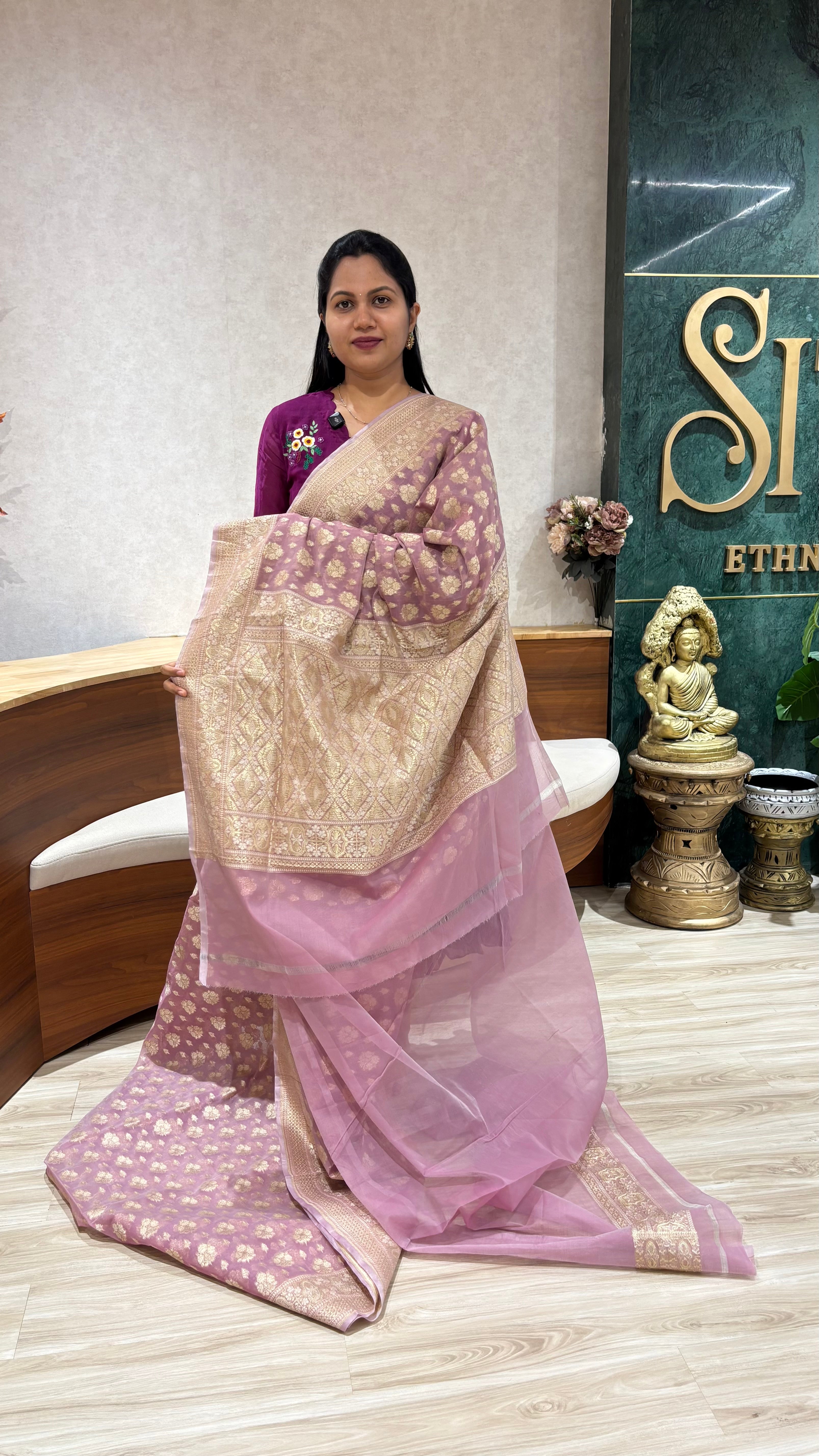 Cotton kora onion pink