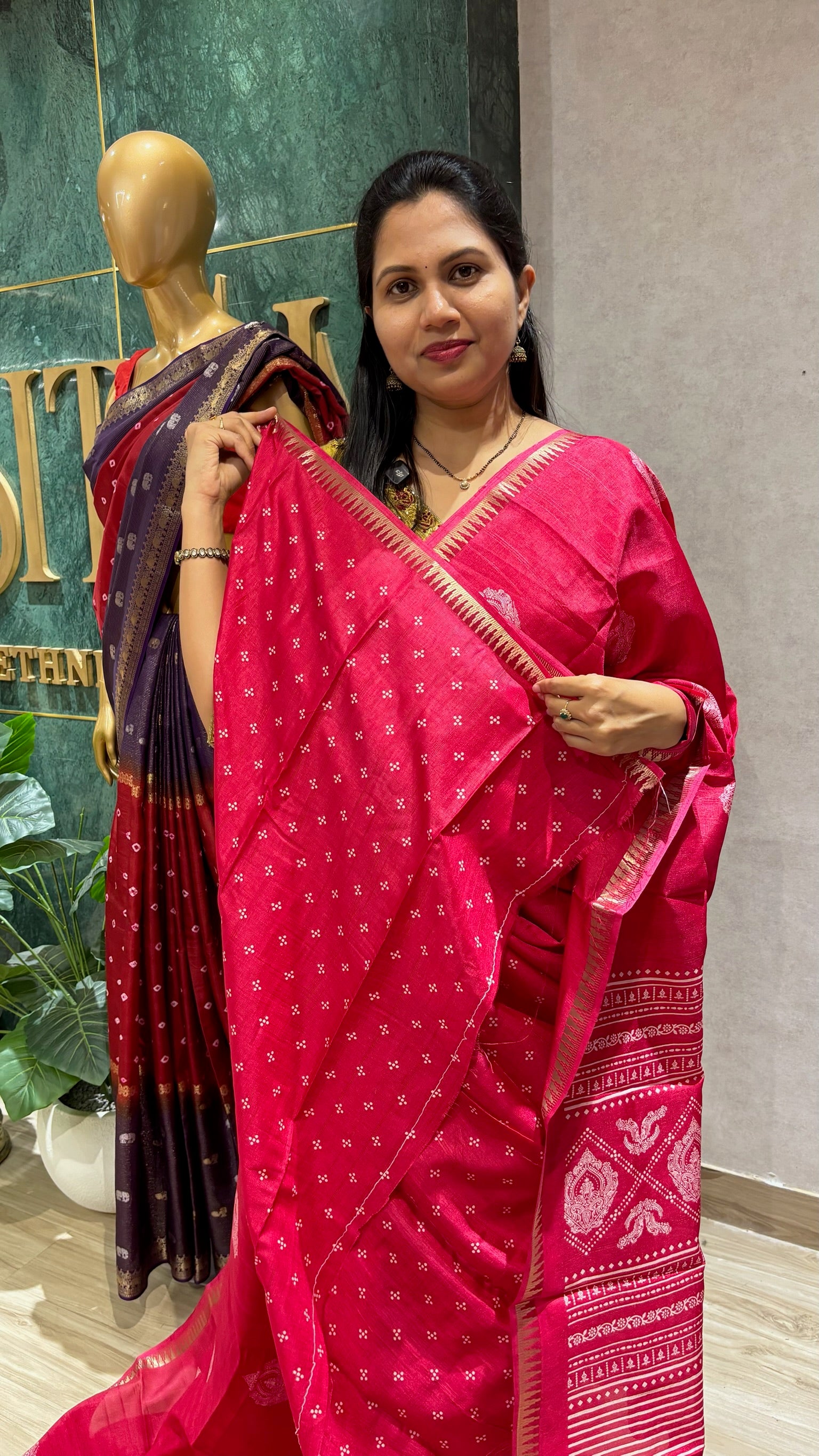 Soft tussar pattern 1