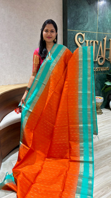 Kachi pattu orange