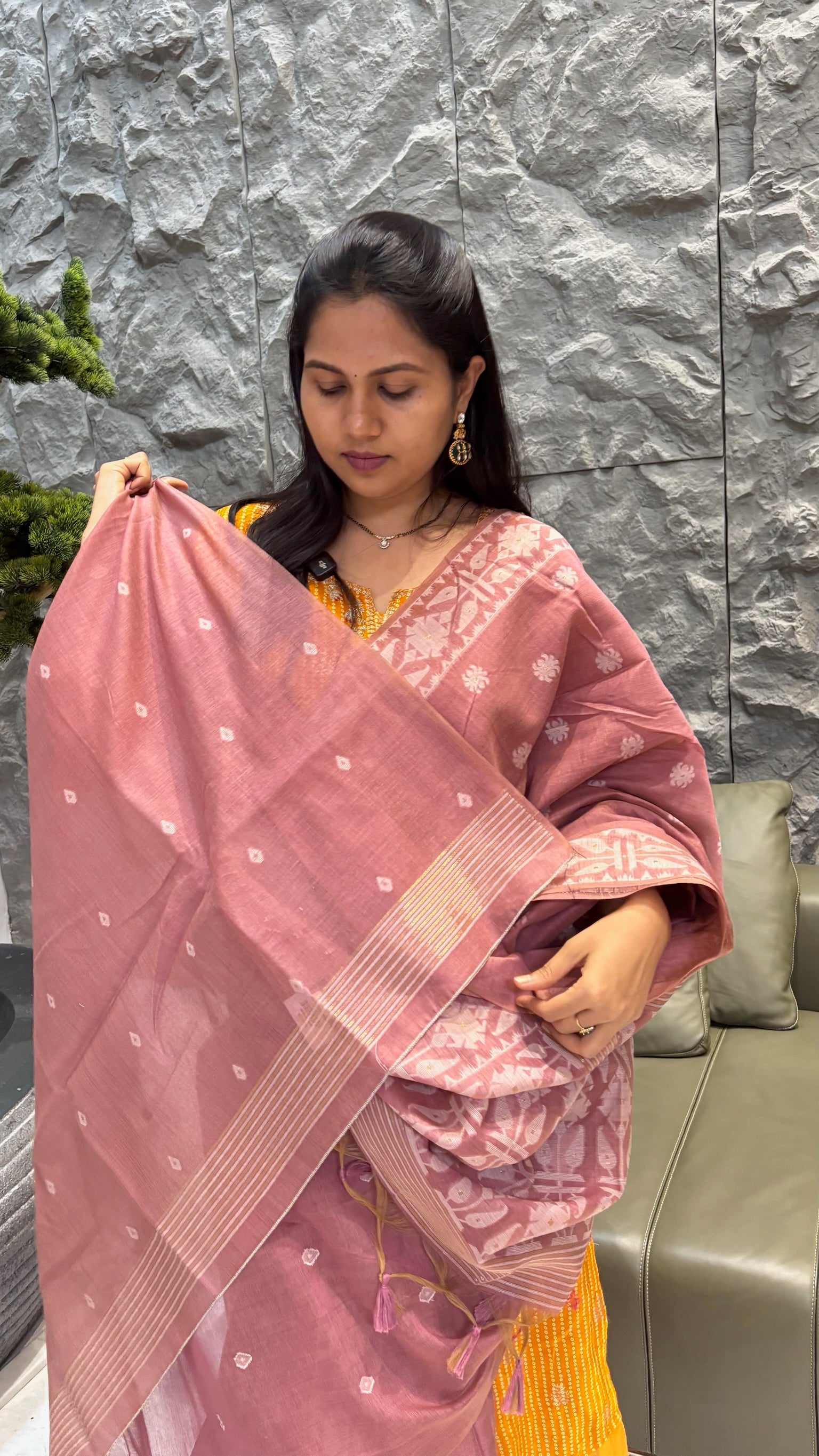 Puliya cotton onion pink