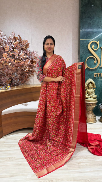 Banaras patola red