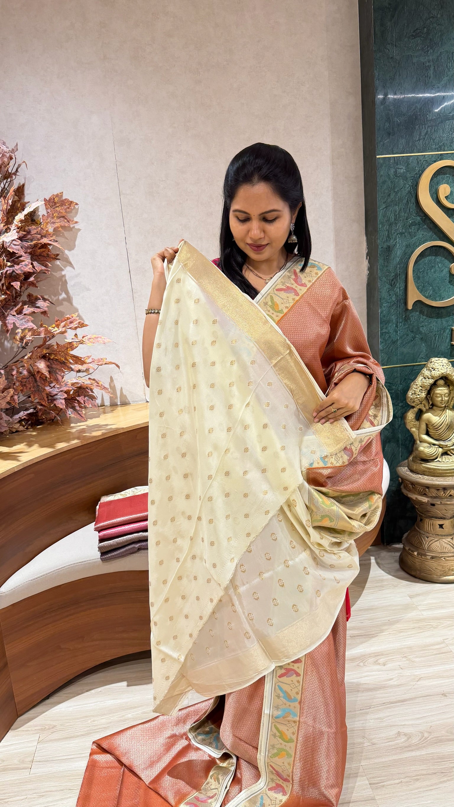 Banaras tissue georgette