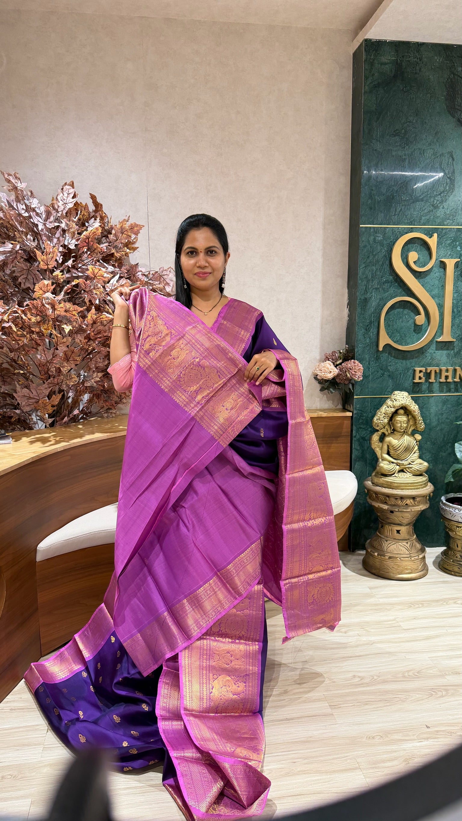 Handloom gadwal pattu
