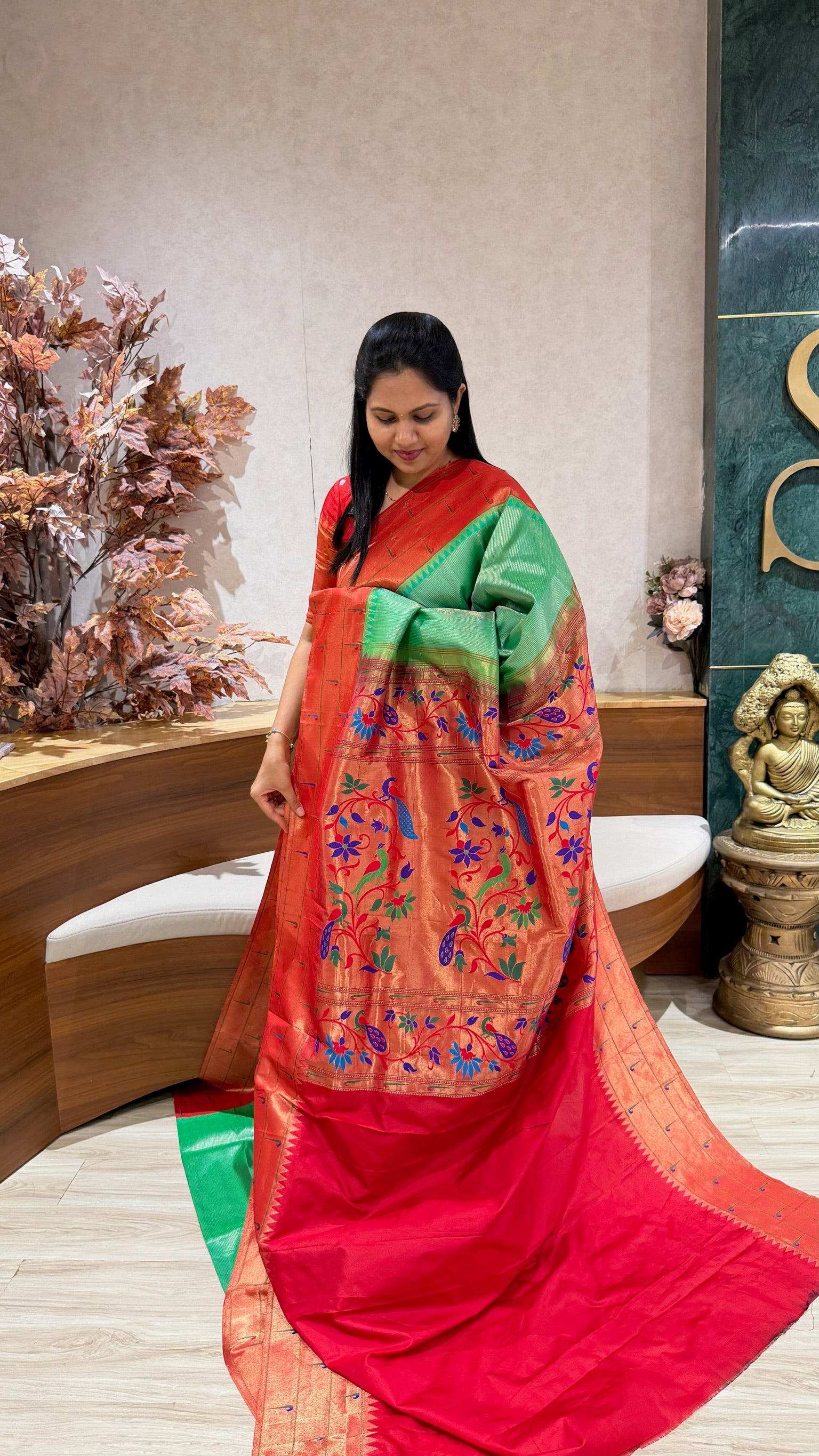 Pure silk paithani