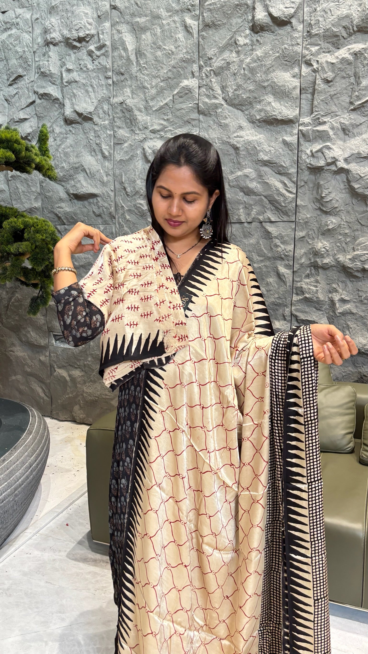 Pure modal silk light beige