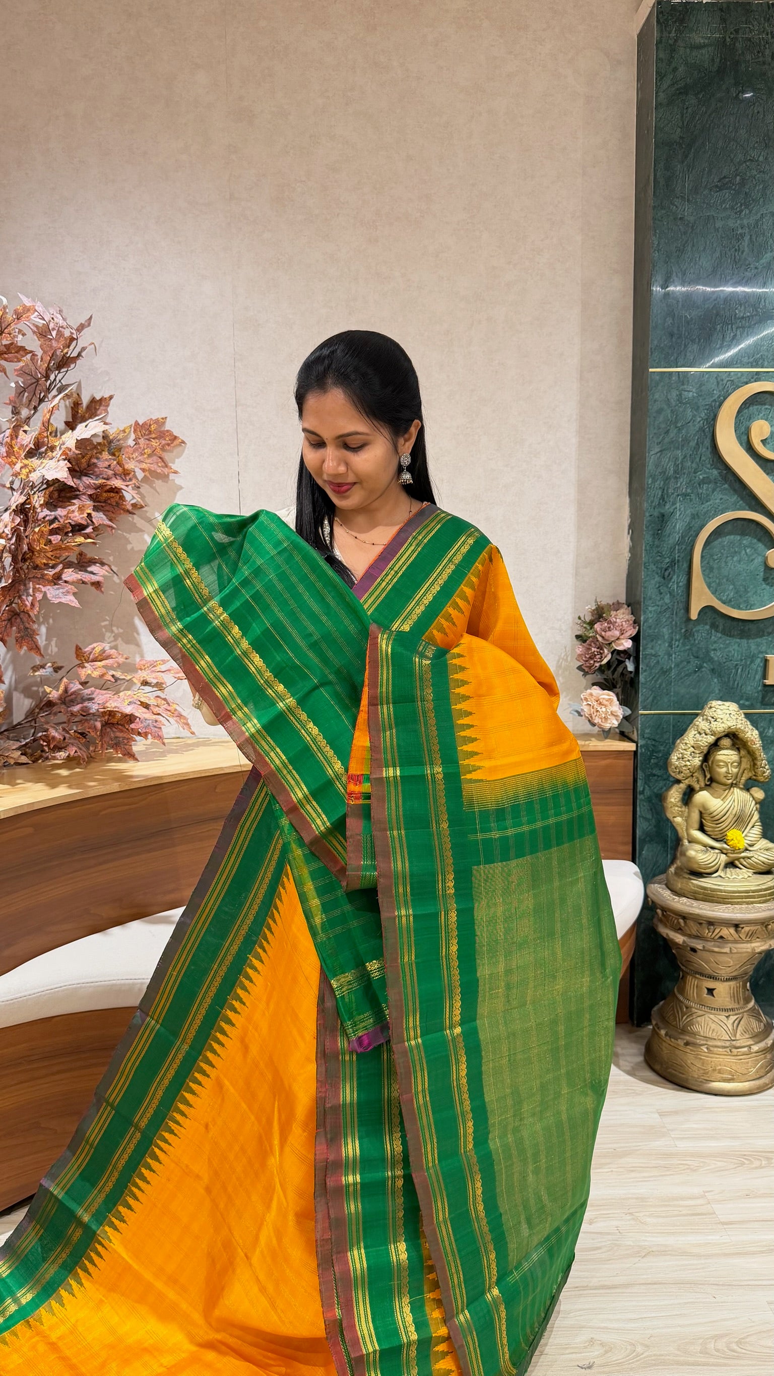 Handloom gadwal pattu
