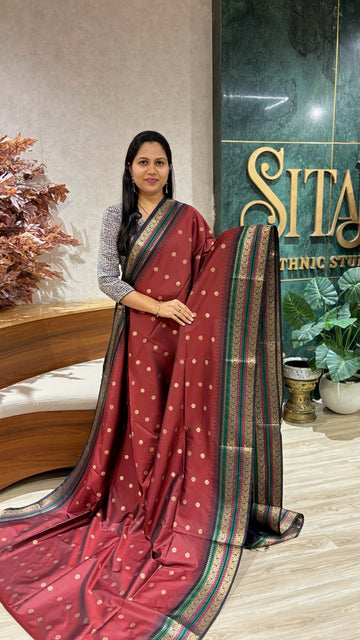 Fancy silk temple border