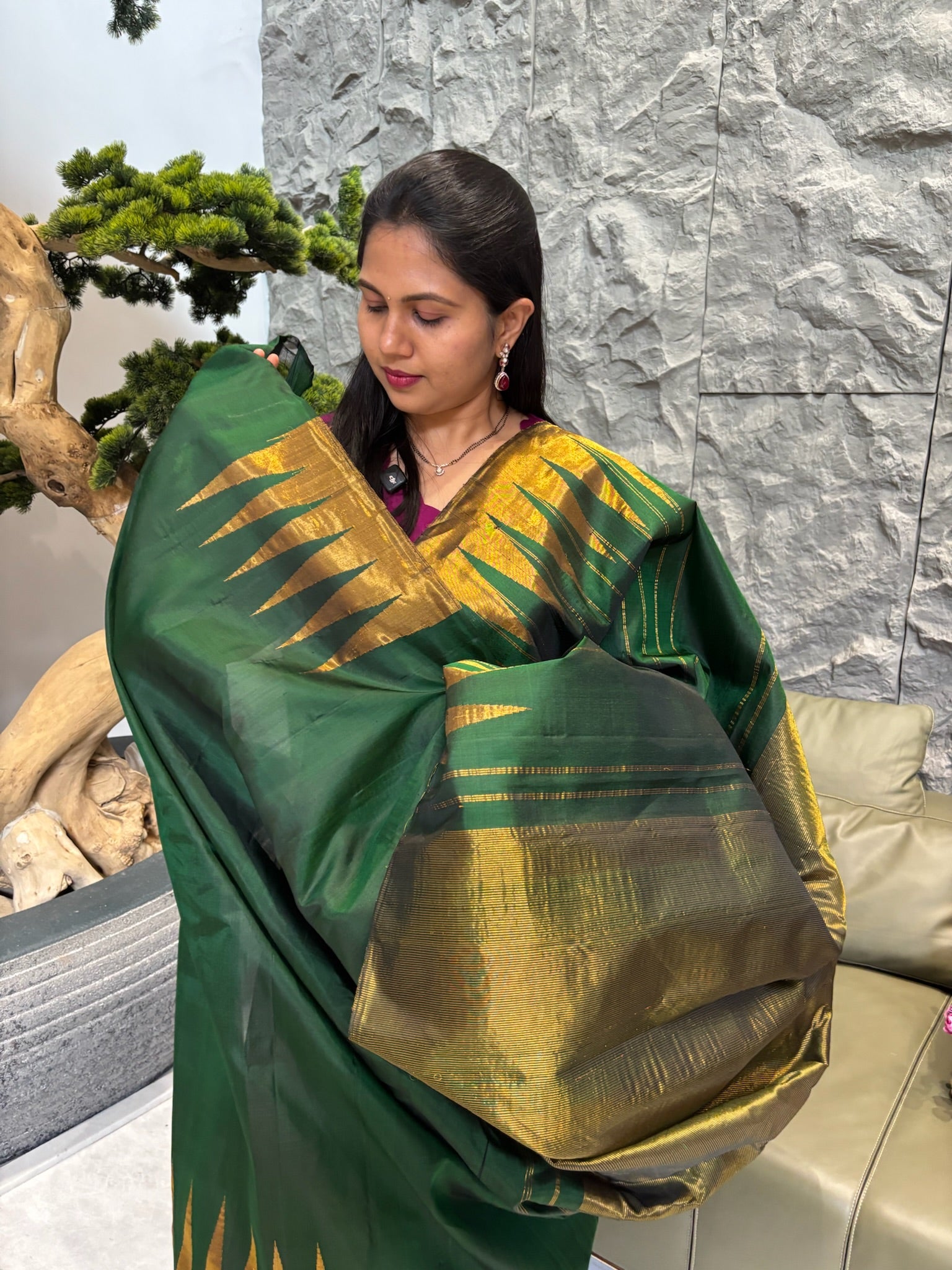 Handloom gadwal pattu