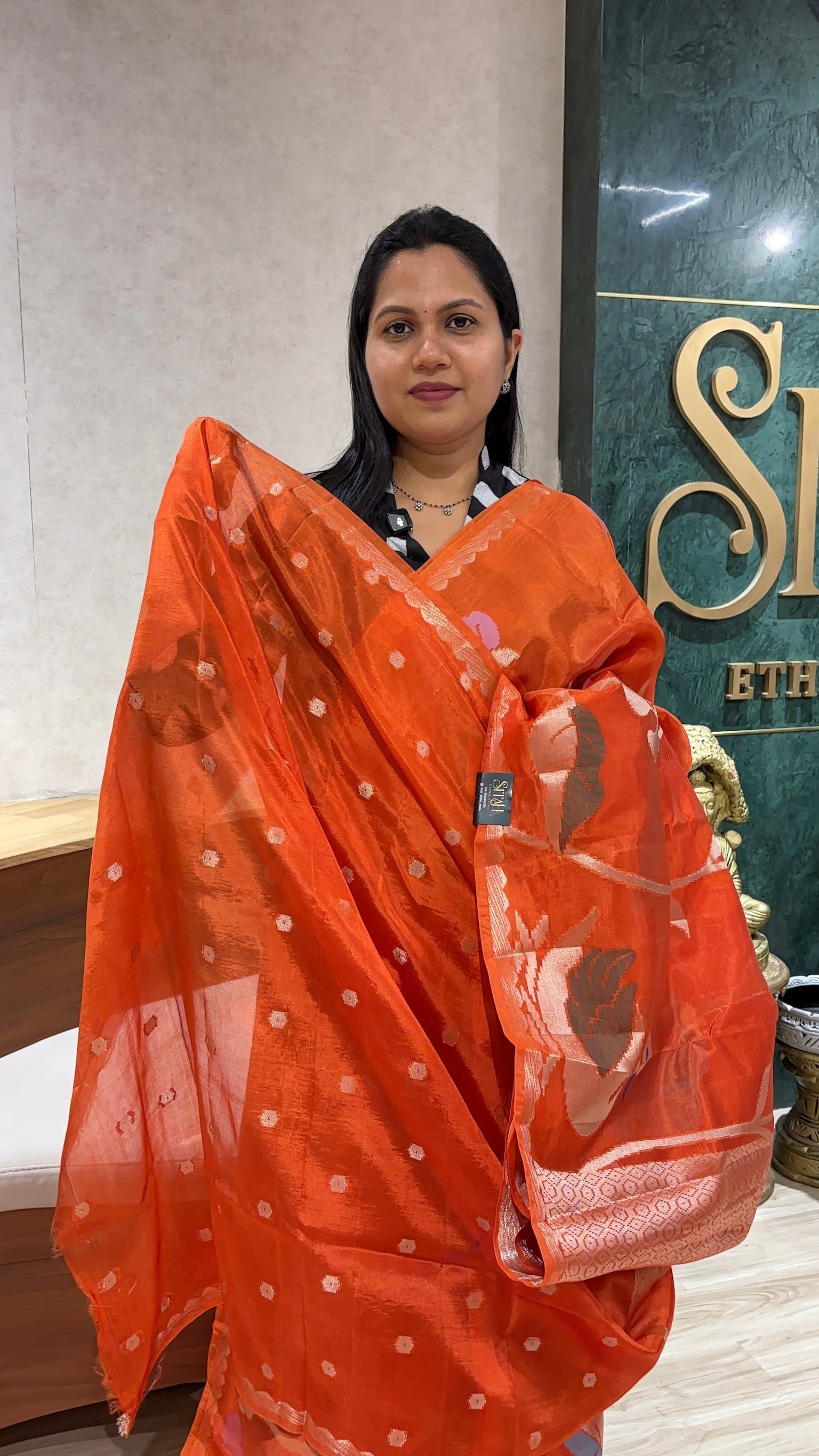 Paper silk swan design