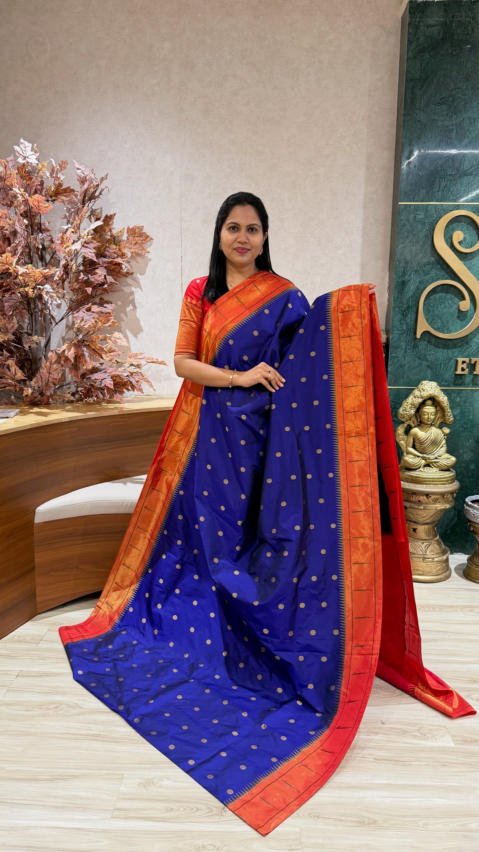 Pure silk paithani