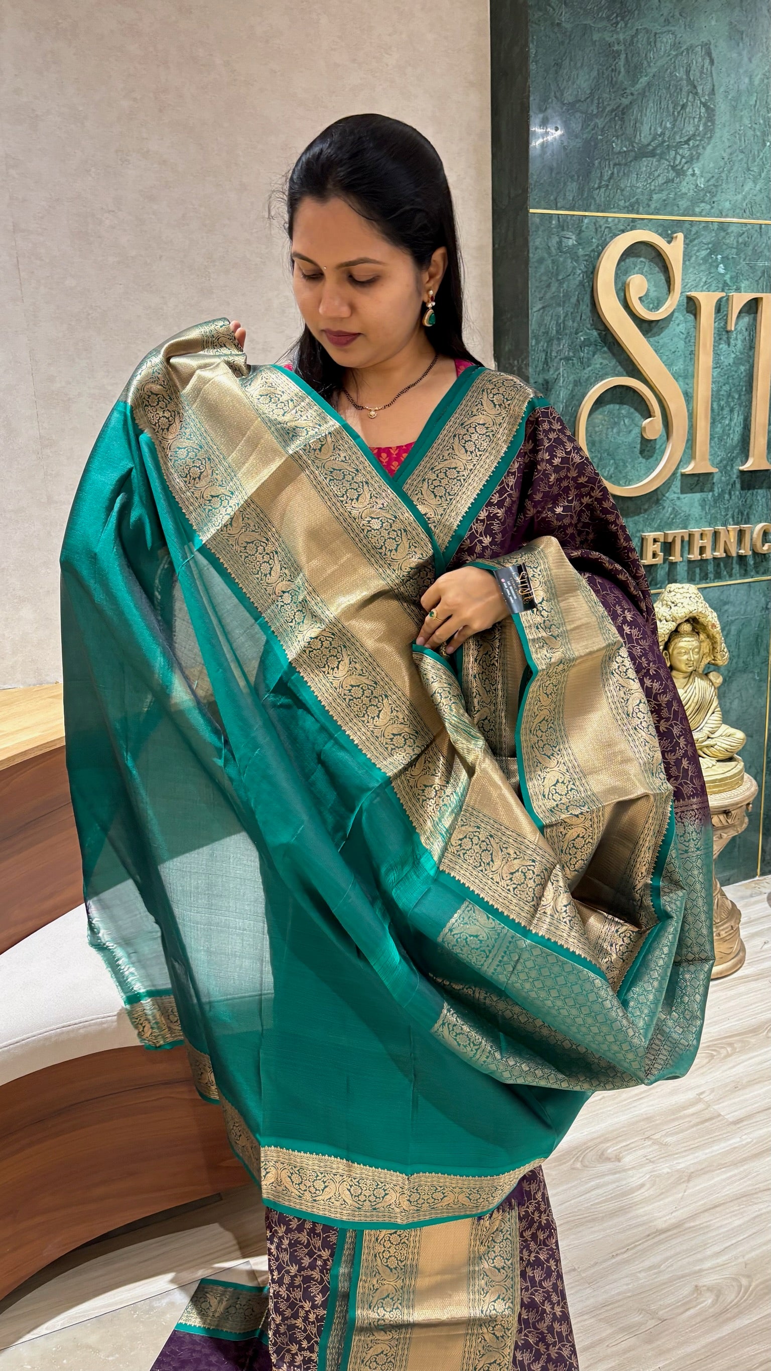 Handloom kanchi light weight