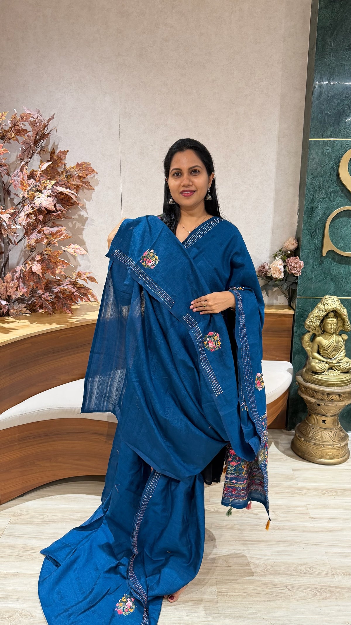 Tussar kantha