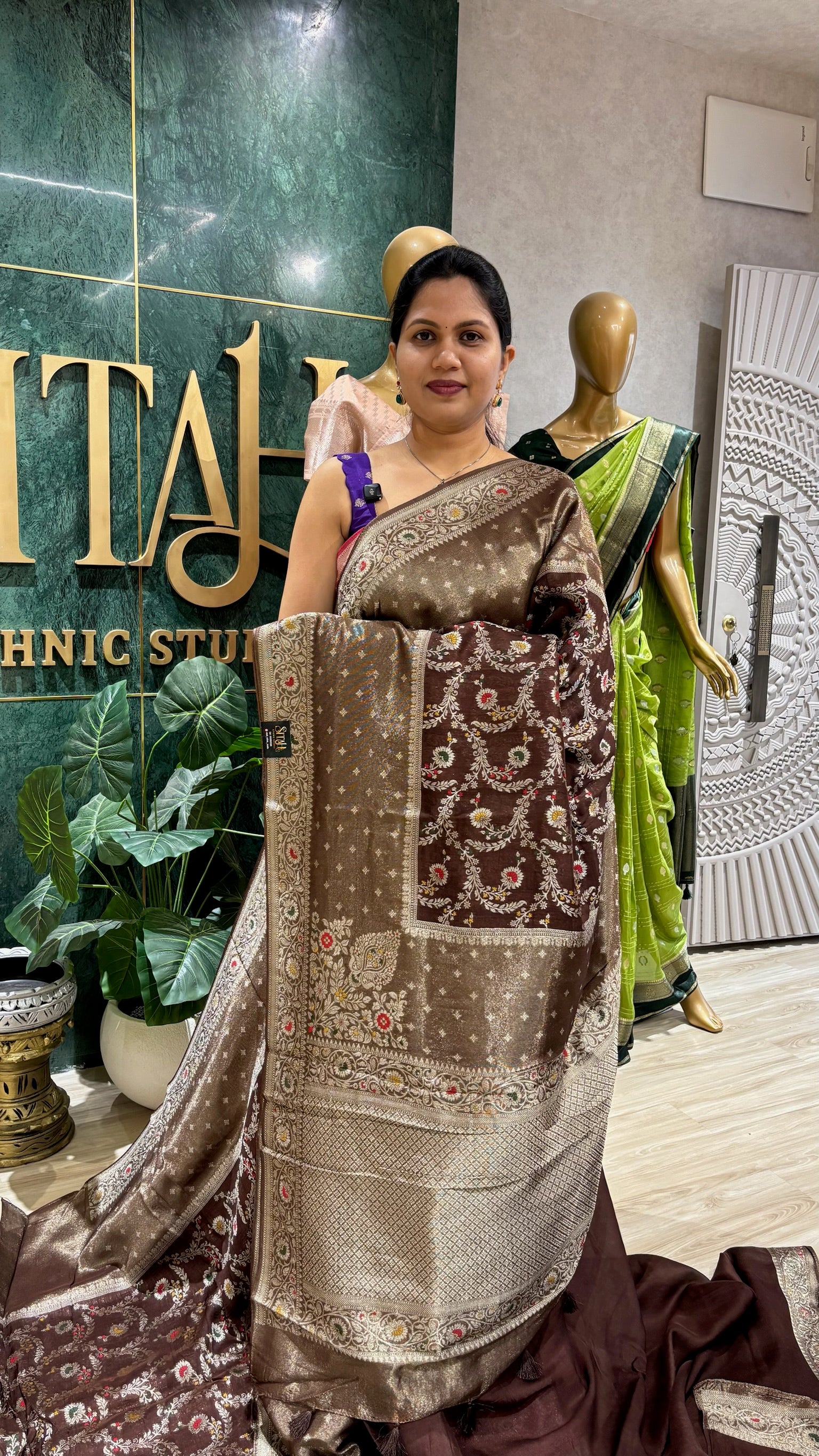 Tussar georgette